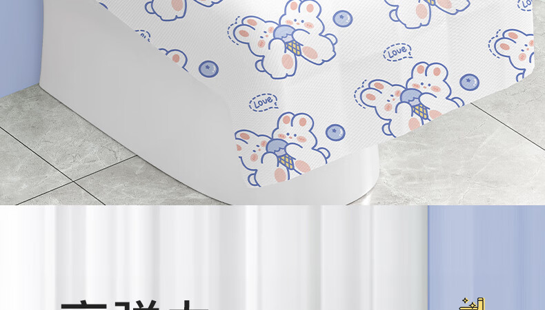 Guxu Disposable Toilet Seat Covers Thickened Full Coverage Adhesive Toilet Seat Protector for Hotel Travel Business Trip 10