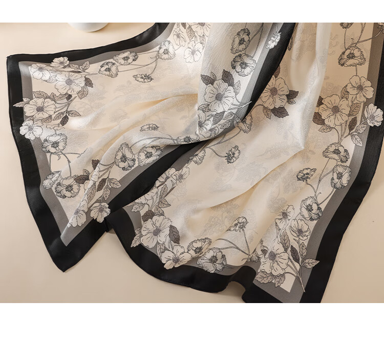 Shanghai Story Women's 100% Mulberry Silk Pearl Satin Long Scarf Shawl Gift Box for Girlfriend Valentine's Birthday Present 16