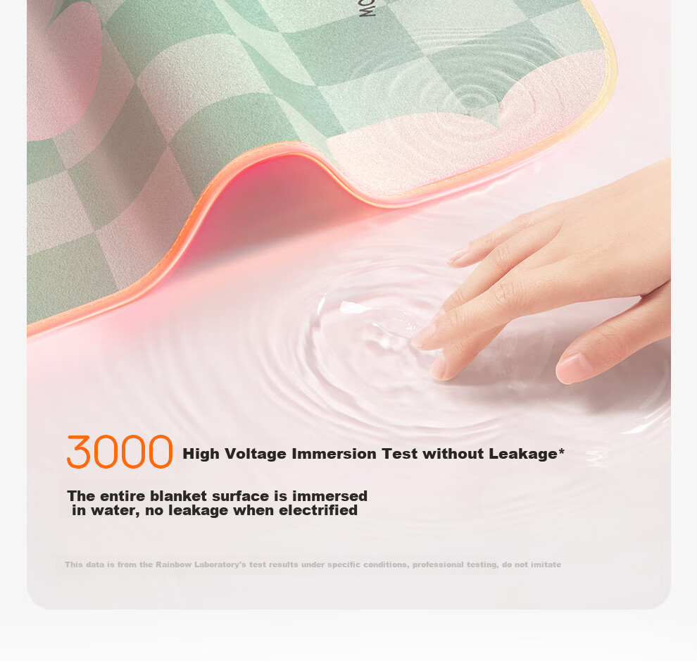 Caihongshenghuo [High Temperature Power-Off] Single-Person Single-Control Non-Woven Electric Heating Blanket Mattress Pad, 1.5*0.7 Meters, Suitable for Dormitory Use 8