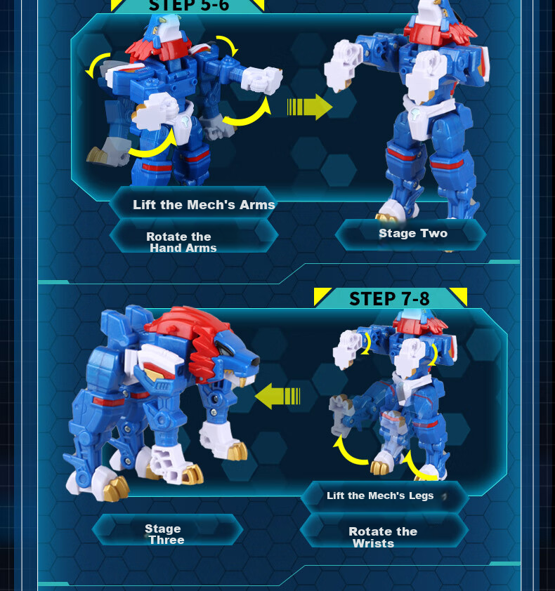 Minitegongdui X S1 Agent Sound And Light Transforming Gun Toy, Saimi + 8719 3