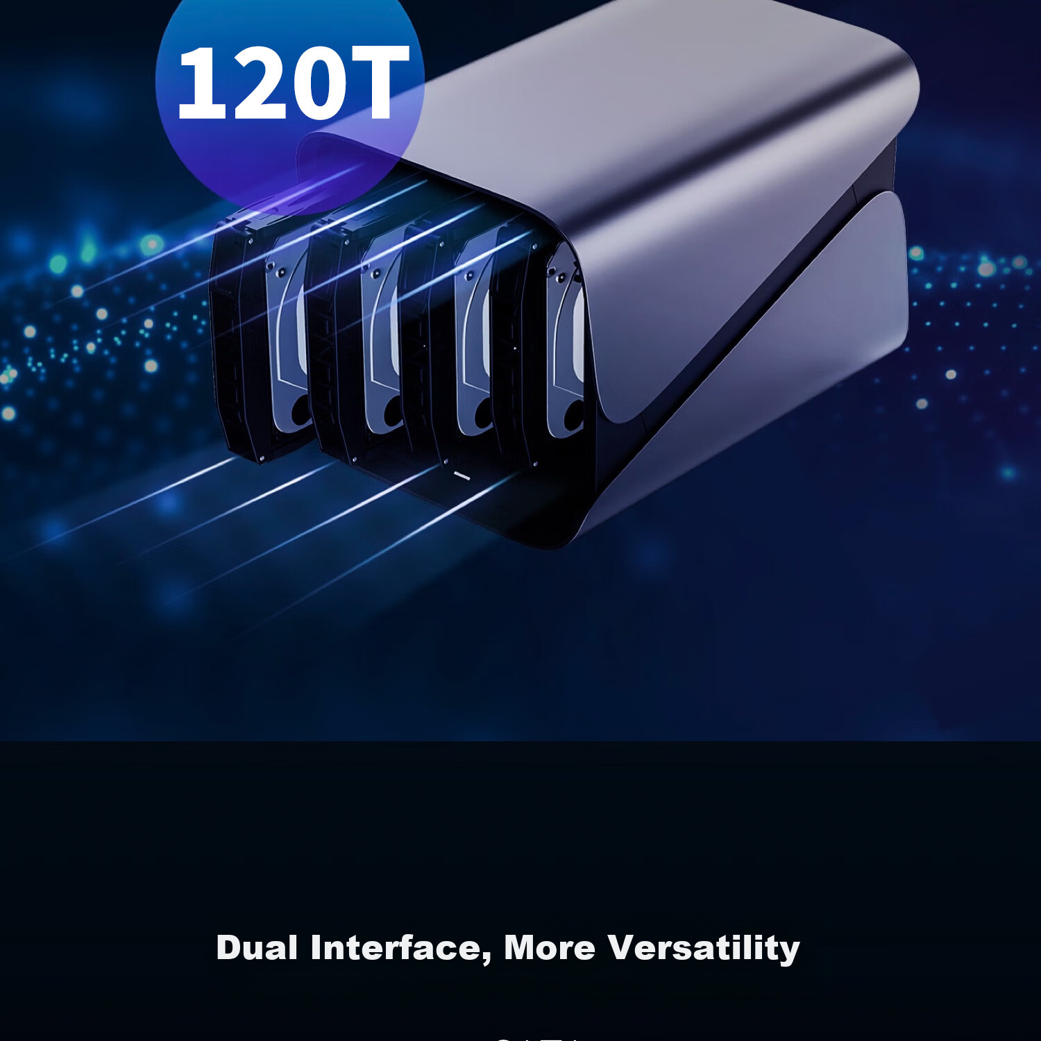 Jikongjian Private Cloud New A4 Hard Drive Enclosure, Four-Bay SATA Type-C Network Storage Server Expansion Device (Without Built-In Hard Drive) 7
