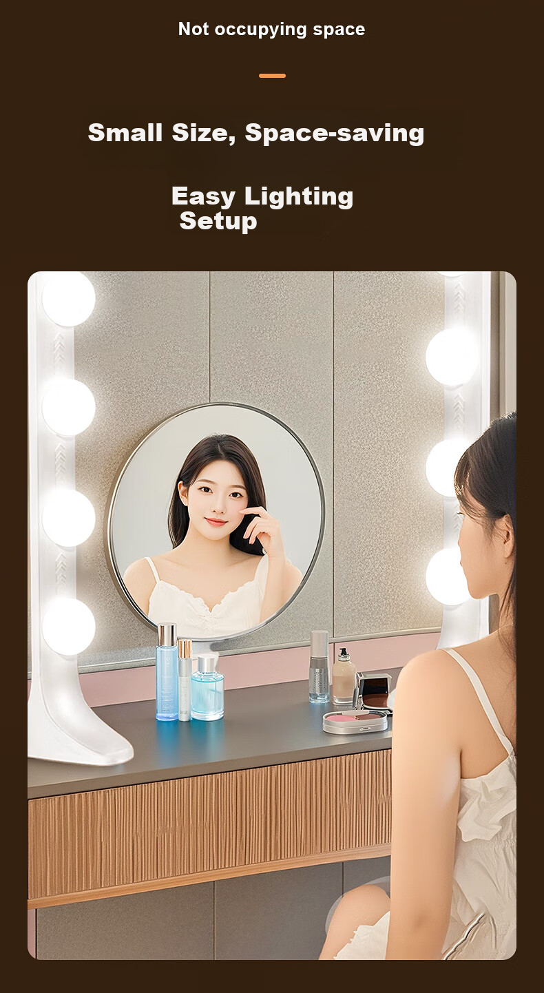 Jimantu Under-Neck Fill Light, Live Streaming Beauty Light for Hosts, Neck Wrinkle Whitening And Brightening Lamp, Eye Protection Light, Nasolabial Fold Long Strip Light 5