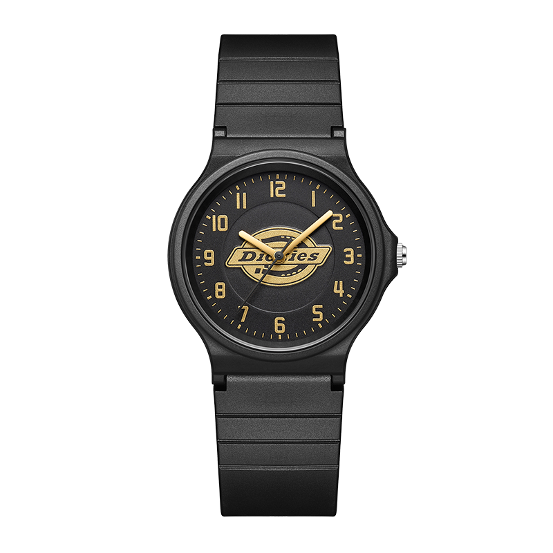 Dickies Student Mechanical Analog Watch Silent Sports Exam Watch for Teens Children 538 Gold
