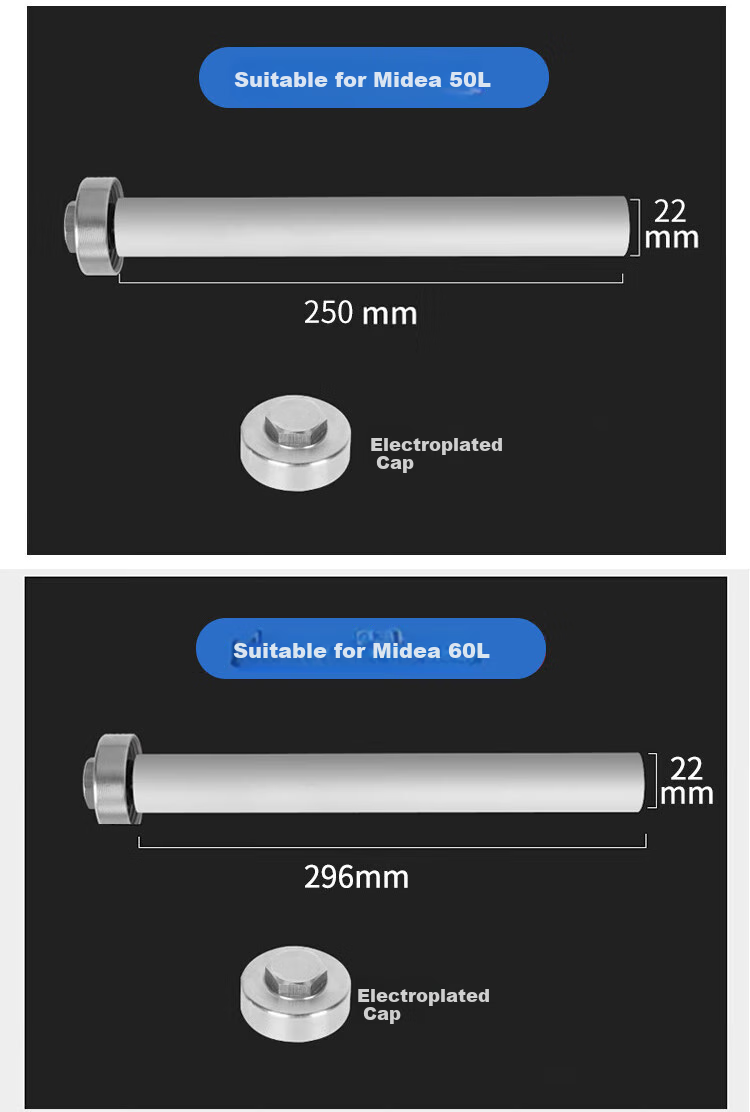 Keruier Midea Electric Water Heater Magnesium Rod Wrench, L-Shaped Socket Wrench, Midea Magnesium Rod Dedicated Removal Wrench, Multi-Functional Double-Headed Bent Head Hexagonal Tool for Auto Repair, No. 18 Socket 10