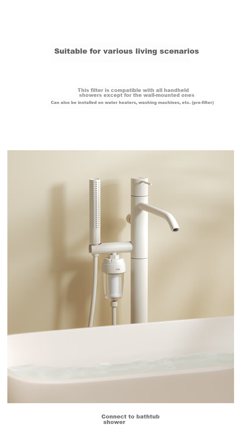 XiaoZhi [Price Protection 618] Pre-filter 3.6T/H Water Heater Water Purifier Tap Shower Skin Care Chlorine Removal Bath 1 Unit 1 Cartridge SQ05-W 6