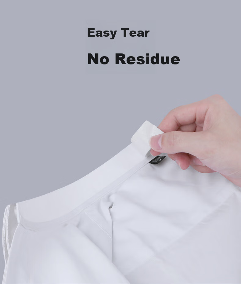 Mileqi Collar Anti-Stain Sticker, Disposable Breathable Sweat-Absorbing Patch, for Shirt Collar And Hat Brim, Inner Sticker, 2.5cm X 8m [1 Roll] - White 8