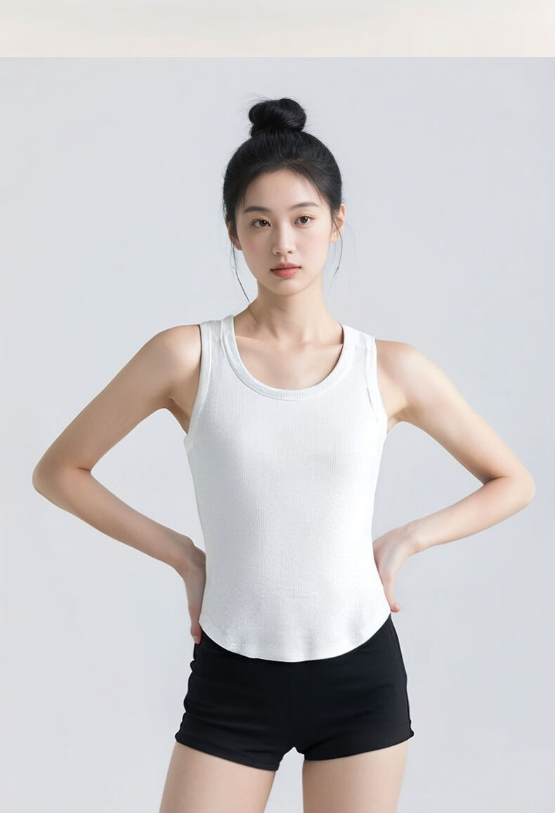 MiiOW 2026 New Women's Vest Spring Summer Outerwear Base Layer Anti-Exposure Padded Camisole Top Side Coverage 12