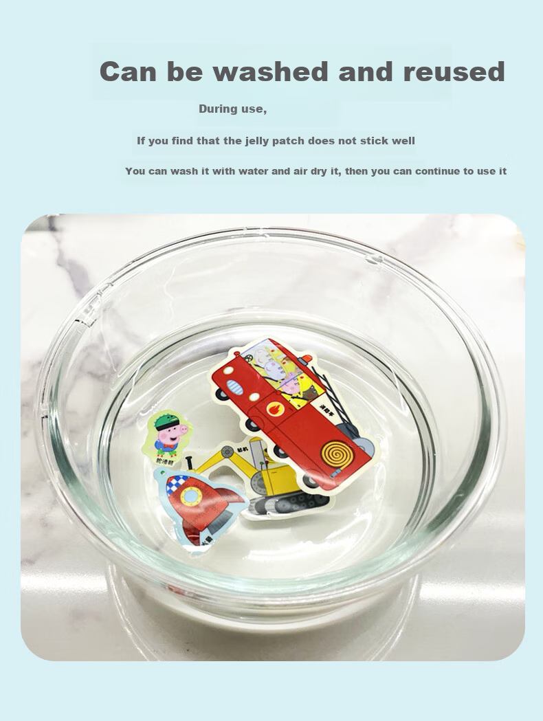 Chuge Children's Sticker Jelly Painting Toy, Boys And Girls Cartoon Quiet Book, Paw Patrol Super Rescue Puzzle Beans 2