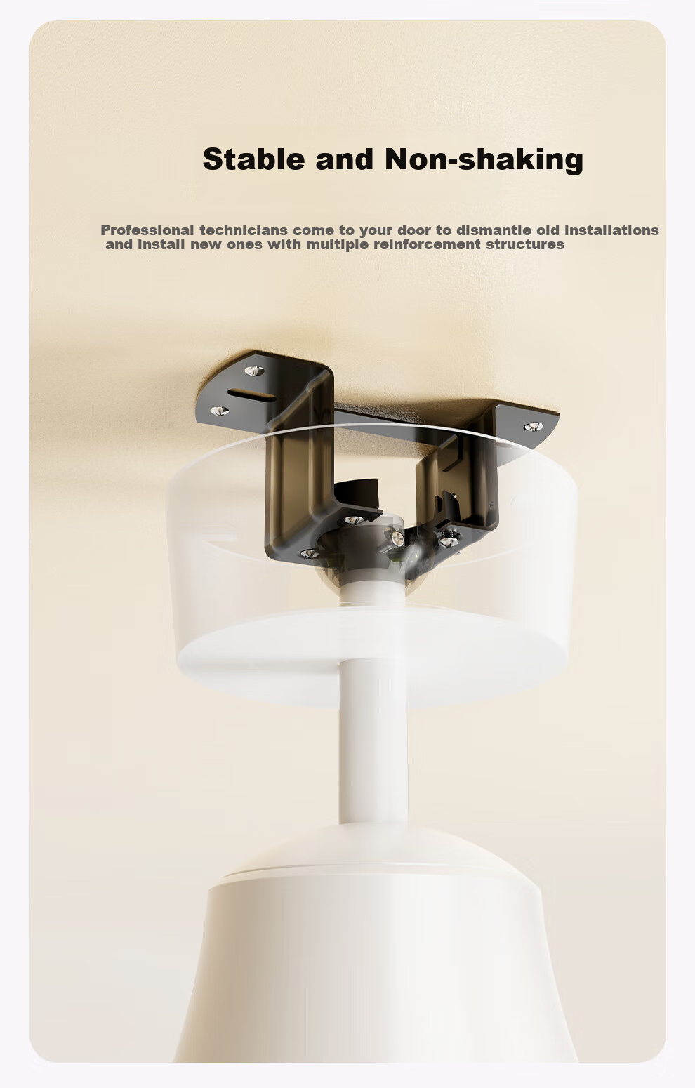 Jiandun Full-Spectrum Eye Protection Fan Light, Bedroom And Dining Room Integrated Ceiling Fan with Hidden Lights, All-Inclusive Price 13