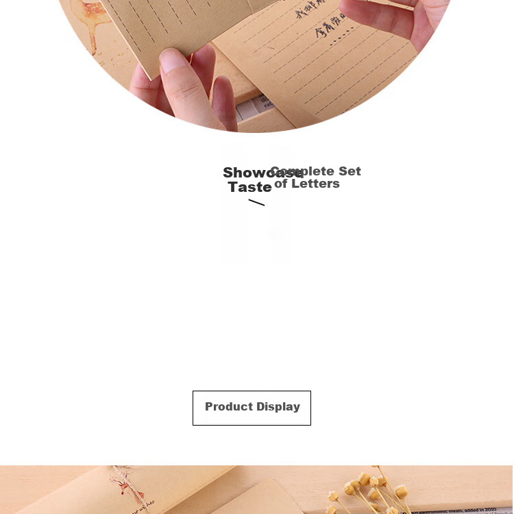 Shiluode Envelope And Letter Set, Birthday Gift, Vintage Fresh Love Letter Stationery, Simple Artistic 10 Envelopes And 10 Sheets of Paper 7
