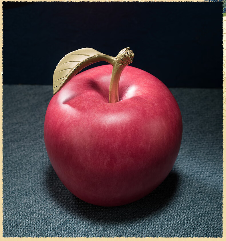 Master Tong "Auspicious Apple" Living Room Peace Apple Copper Ornament Home Decoration Craftsmanship 3