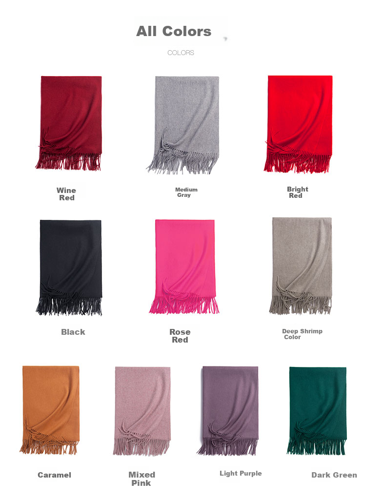 Hengyuanxiang 100% Pure Wool Office Air Conditioning Shawl for Women, Autumn Scarf, New Style Birthday National Day Gift for Elders 3