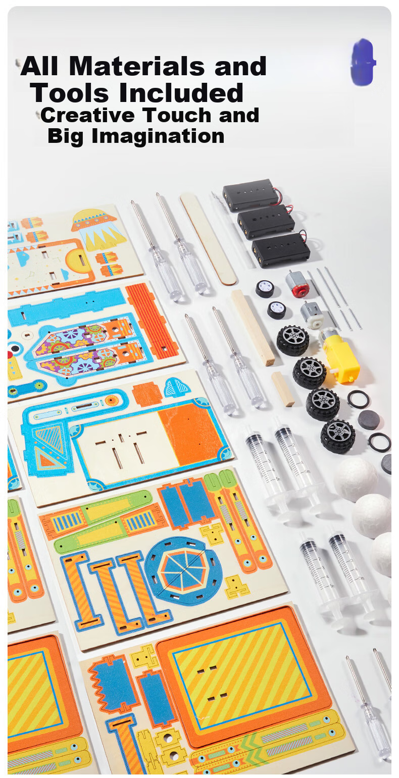 Merry Childhood Space Kids Science Experiment Kit Elementary Physics DIY for Boys Ages 7-10 61 Children's Day Gift 15
