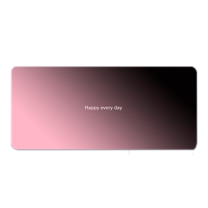 Juyingfeng Extra Large Minimalist Gradient Luxury Creative Desk Mat with Edge Locking Non-Slip Keyboard Pad Office Gaming Mouse Pad 1000x500x3mm Pink-Black Gradient