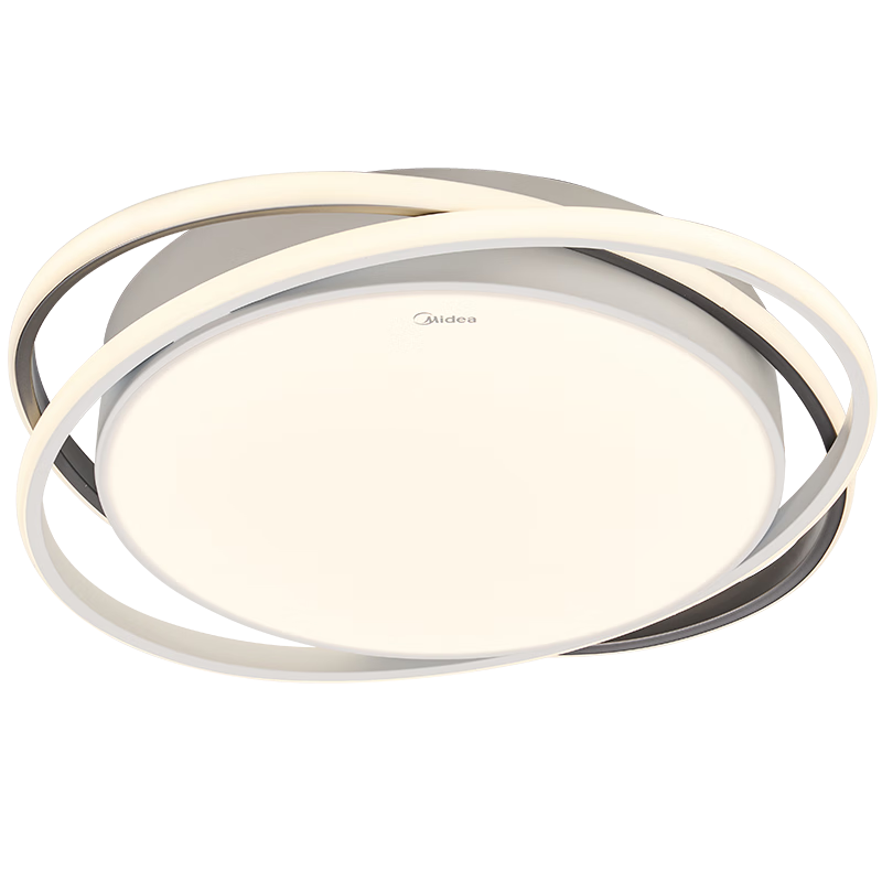Midea LED Ceiling Light for Living Room, Dining Room And Bedroom, Eye-Protecting Full Spectrum Comet Round Light with Installation Included