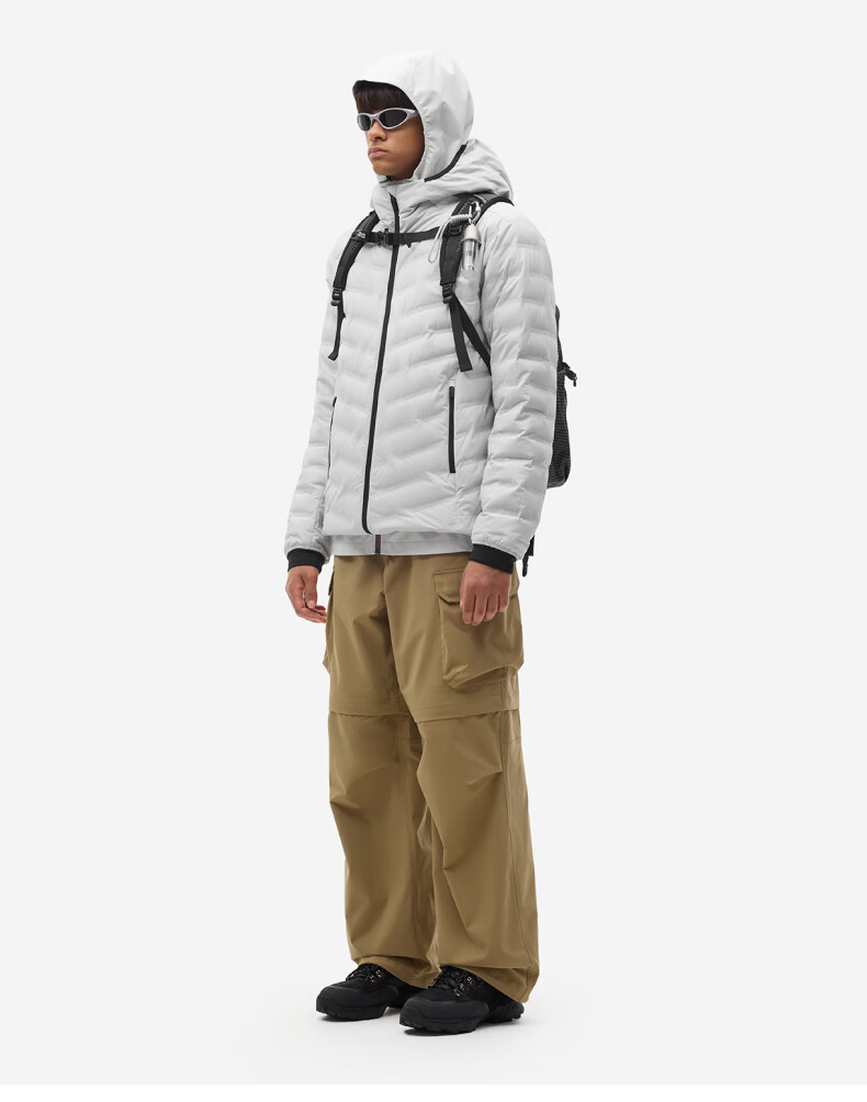 Jiao Nei Hydrogen 502Air Men's Twill Bonded Hooded Lightweight Down Jacket Commuter Warm Windproof Winter Coat 19