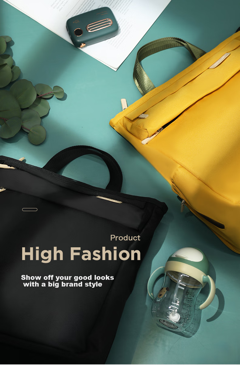 Xiaoyaxiang Mommy Bag, Large Capacity Fashionable Backpack for Mothers, Big Baby Carrier, Lightweight Handheld Tote for Outdoor Use (Yiyuan) 11