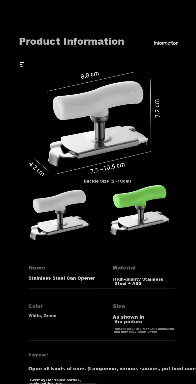 Jingmao Multi-Functional Stainless Steel Can Opener, Bottle Opener, Can Opener Tool, Can Opener Knife, Can Opener Device 9