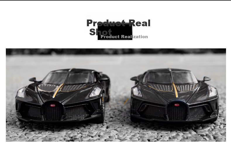 Black Mamba 1:43 Pagani Alloy Car Simulation Model Pull Back Large Toy Gift for Boys and Girls Children 12