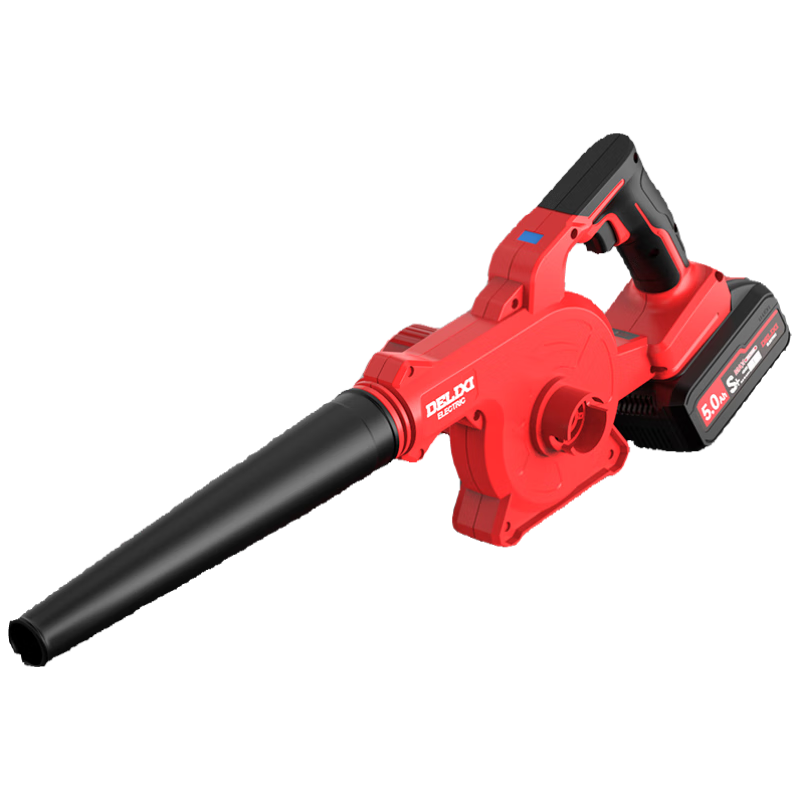 DELIXI ELECTRIC Rechargeable High-Power Blower Dust Removal Snow Blower Lithium Battery Industrial Dust Blower Three-in-One
