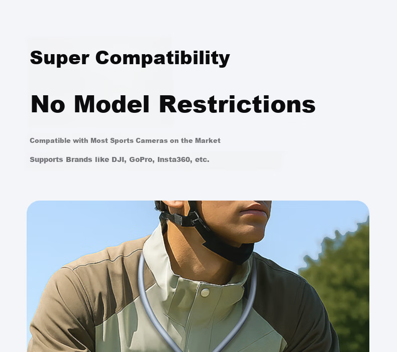 UGREEN Action Camera Neck Strap, First-Person Perspective Shooting for Vlog, Outdoor Cycling And Fishing Filming, Compatible with DJI Action6/5Pro/4/Insta360 AcePro2 Accessories 15