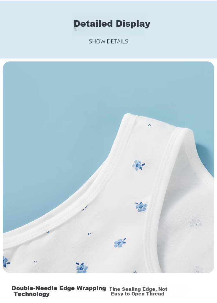Yiershuang [100% Cotton] Middle-Aged And Elderly Women's Vest, Pure Cotton Wearable Vest-Style Bra, Undershirt, Base Layer Underwear 9
