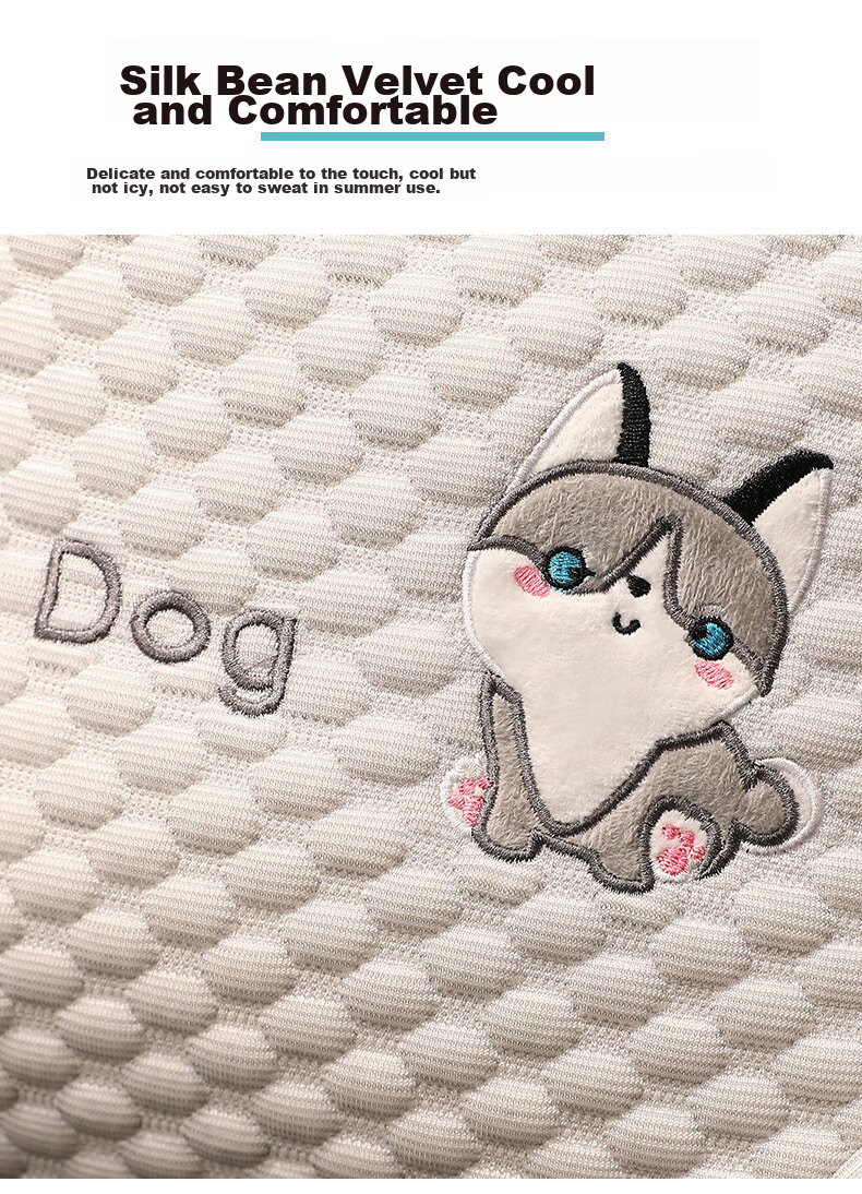 AVIVI Backrest Pillow, Bed Headboard Cushion, Soft Pack Bed Back Support, Office Lumbar Support, Sofa Throw Pillow, Waist Pad, 60*45 Cm, Bingdou Dog Patter 2