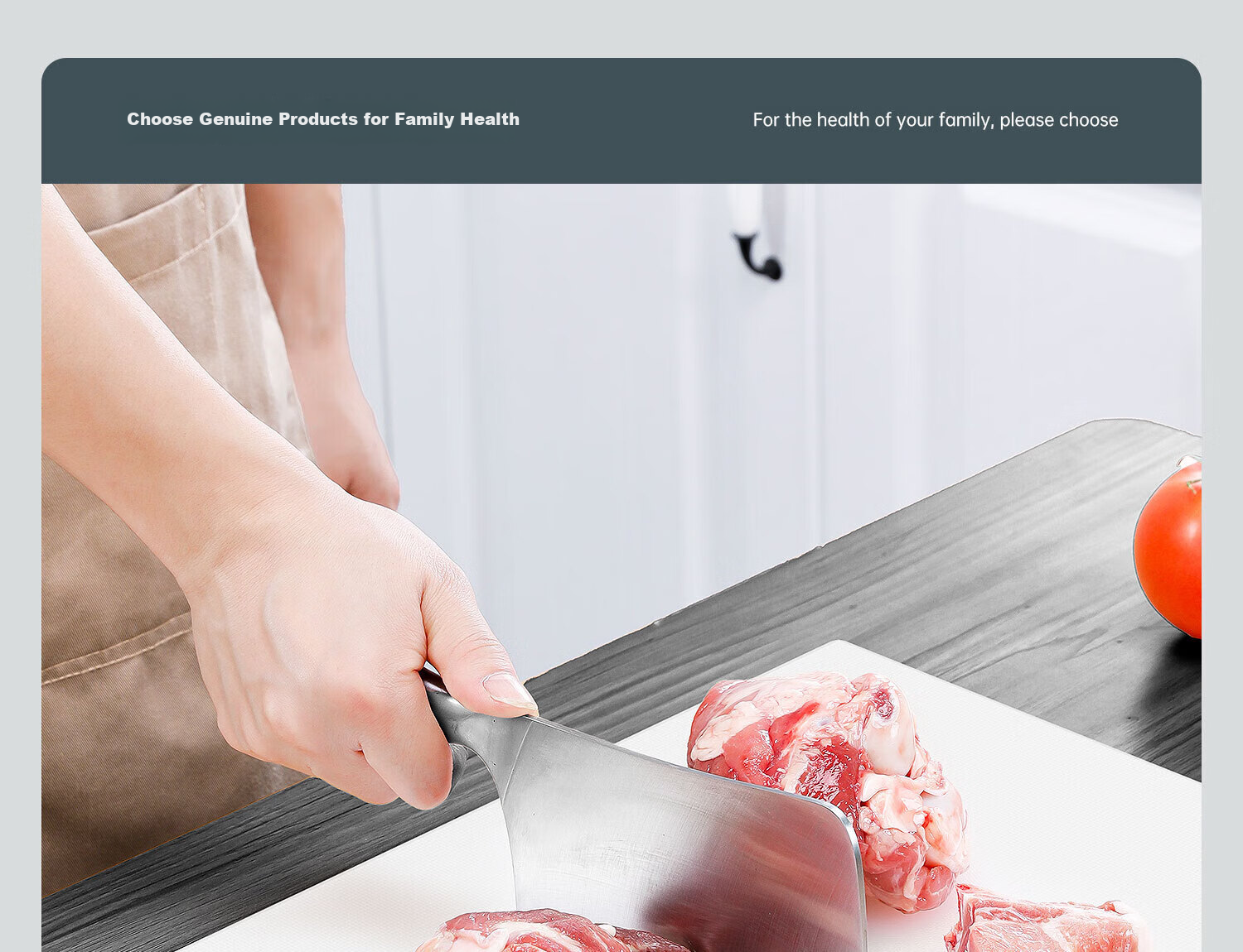 Momi Premium PE Plastic Cutting Board Round Anti-Mold Thickened Chopping Board for Meat and Cooked Food Household Use 12