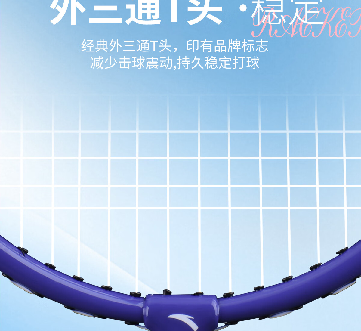 ANTA Badminton Racket Set Lightweight Durable Student Training Competition Feather Racket 621-2 JD Exclusive 11