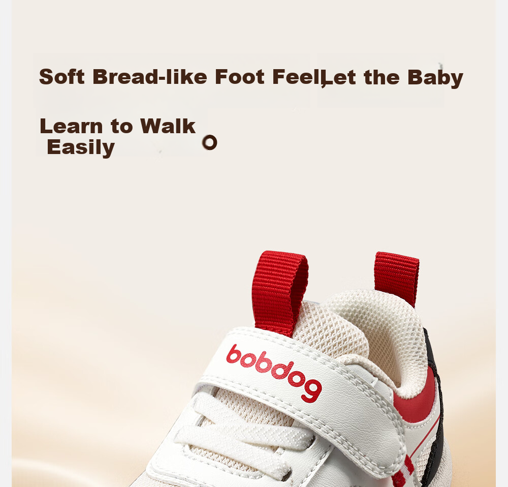 BOBDOG Children's Shoes, Toddler Walking Shoes for Boys And Girls, Spring Non-Slip Functional Shoes, Infant And Toddler Shoes for Boys And Girls, Versatile Black, Size 20 11