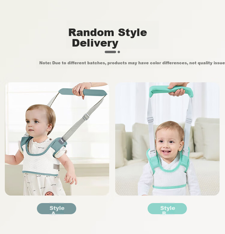 Aibaoshi Baby Walking Strap, Anti-Lost Traction Rope, Safe And Non-Choking, All-Season Breathable Style, Starry Gray, S360 10