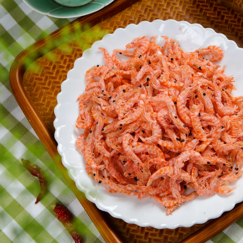 良时海淡干南极磷虾干 净重500g 红虾皮虾米 海产干货 源头直发