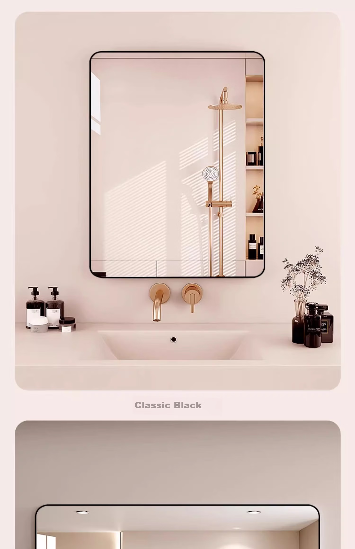 Muhanyue Full-Length Mirror, Floor Mirror, Home Internet-Famous Dressing Mirror, Clothing Store Fitting Mirror, Bedroom Mirror for Girls, Wall-Mounted Or Wall-Hanging Large Mirror 10