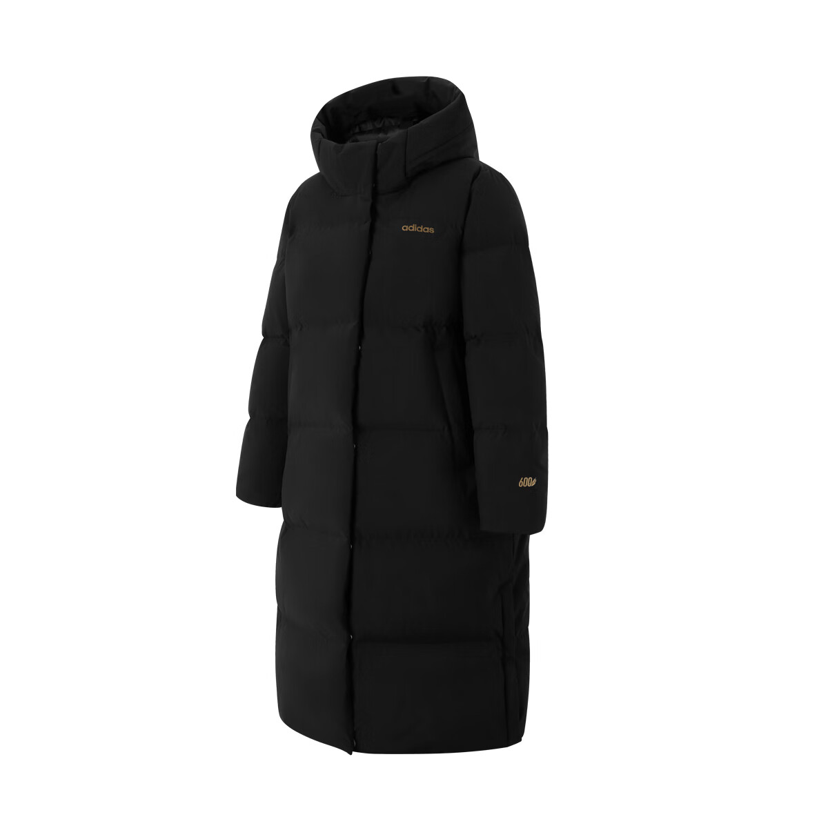 Adidas Women's Long Hooded Down Jacket Winter Fashion Trendy Sports Comfortable Warm Coat Shadow Brown L 11