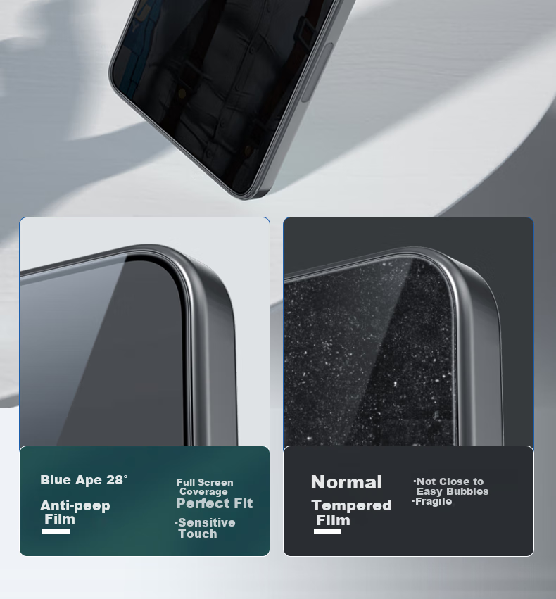 Lanxingxiansheng Tempered Glass Screen Protector for OPPO Find N5, High Definition Clear Anti-Peeping Anti-Drop Phone Protective Film 11