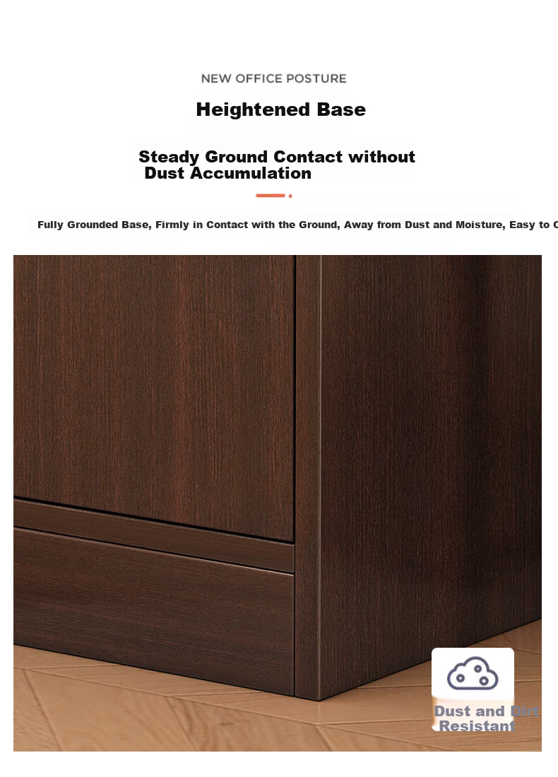 Xinyouliangjia Computer Desk, Desktop Office Desk, Home Writing And Study Desk, Adult Office Desk A095, 120cm with Five Drawers And One Door 9