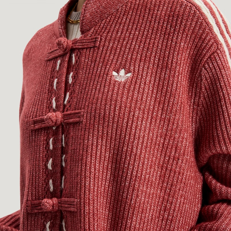 Adidas Originals Unisex NY KNIT JKT U Knit Jacket KT3852 Soft Red XL 5