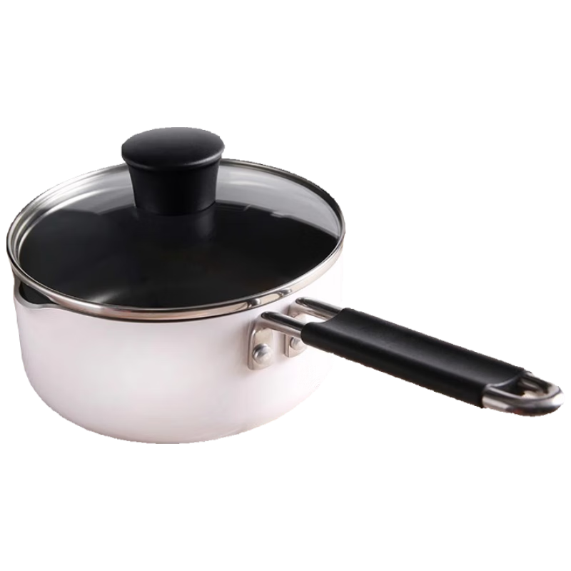 Zhiwuzhu Milk Pot Rice Cooker Non-Stick Small Milk Pot Household Baby Food Pot Gas Stove Compatible Induction Cooker Noodle Soup Pot