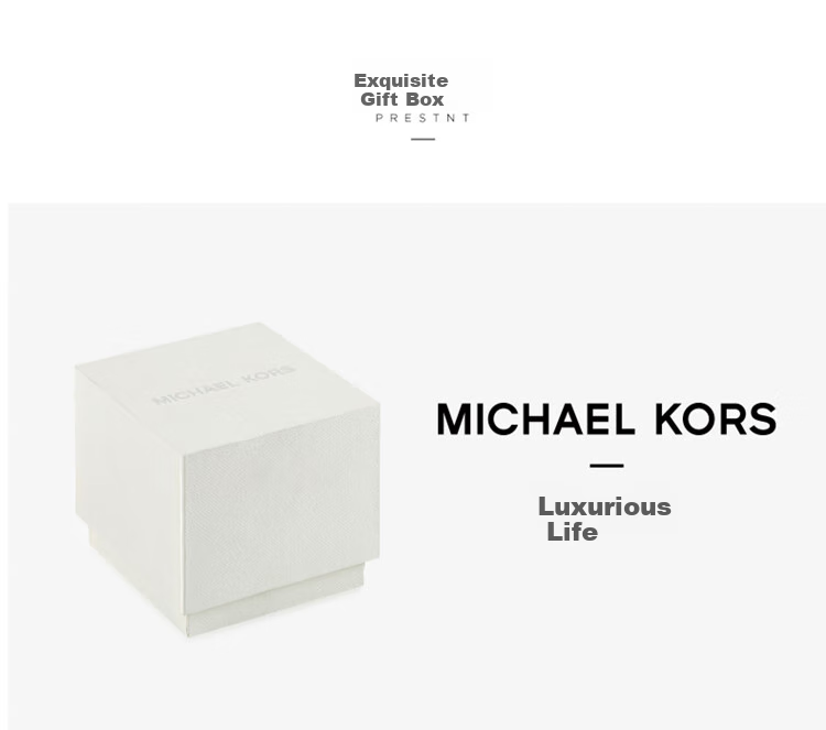 MICHAEL KORS Women's Quartz Steel Strap Watch Birthday Gift for Girlfriend MK3735 Mid-Autumn Festival Gift 3