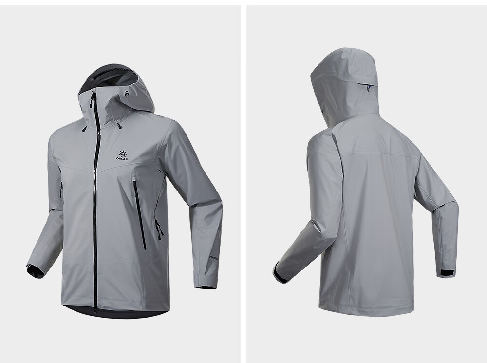 KAILAS Men's Grid Hard Shell Jacket FILTERTEC 3L Waterproof Outdoor Mountaineering Windproof Hooded Jacket 11