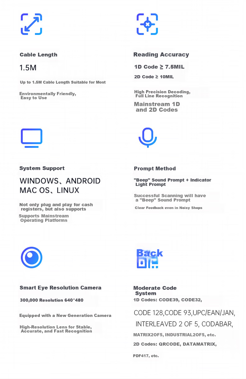 Chiteng Barcode Scanner, QR Code And Barcode Scanner Box, Restaurant Supermarket Convenience Store Retail Payment Device, Pharmaceutical Traceability Medical Insurance Payment Scanning Platform T23 10