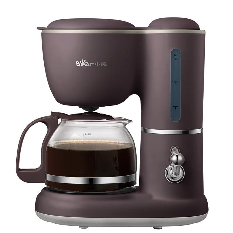 Bear Coffee Maker American-Style Home Use 600ml Drip Mini Tea Maker Electric Kettle for Brewing Coffee KFJ-A06Q1
