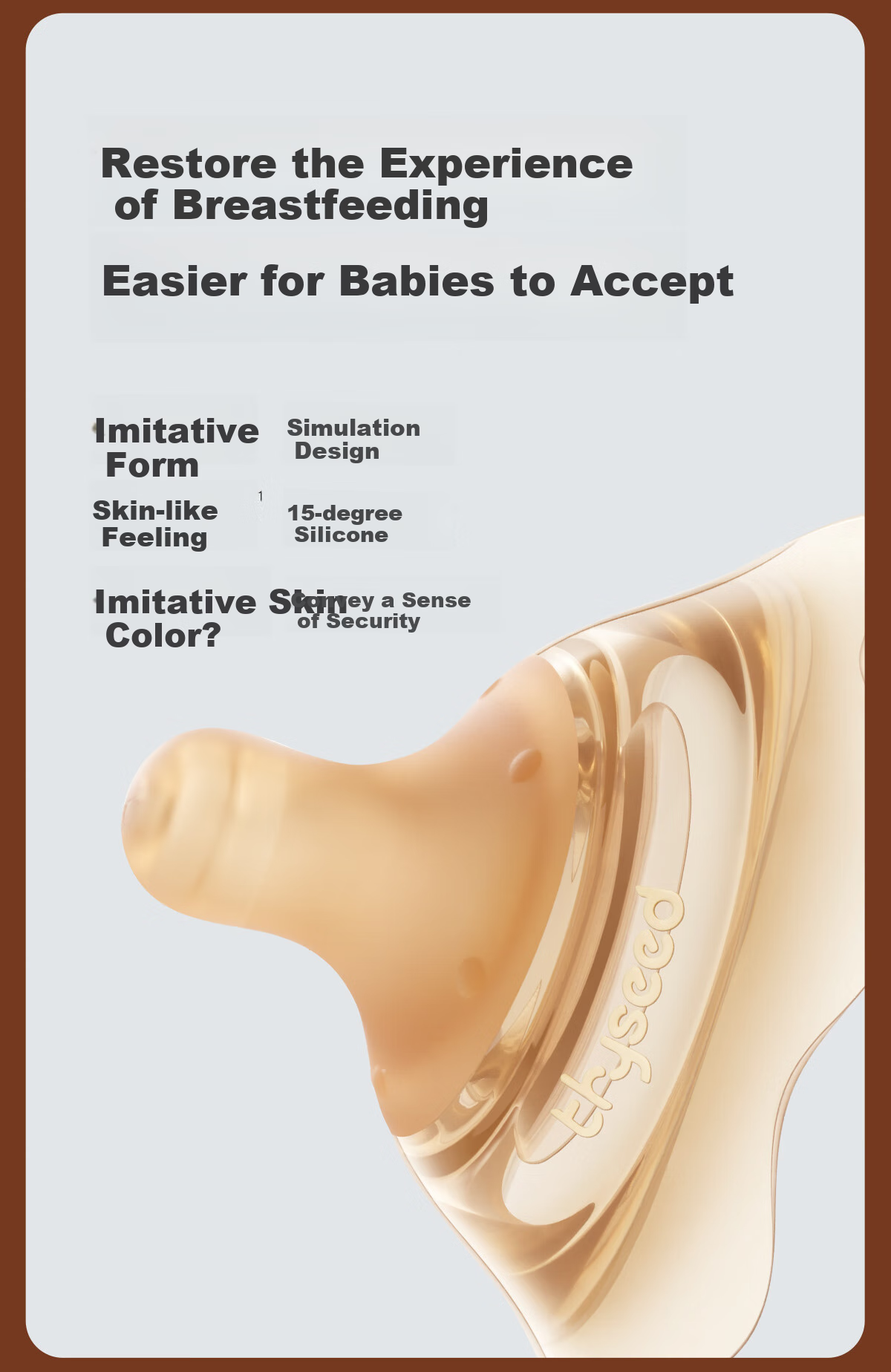 Shixi Breast Shield for Newborns 0-3 Months, Double-Layer Milk Shield, Anti-Bite Protection Cover, Single Piece, Extra Soft 12