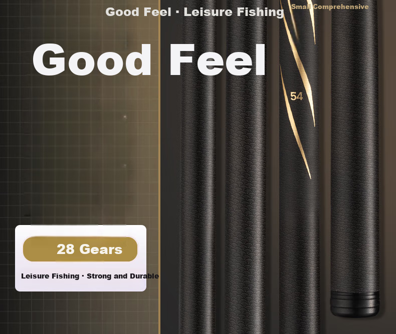 Jinglang Fishing Rod, Handheld, 3.6 Meters, Dark Black, for Wild Fishing And General Use, Lake And Reservoir Fishing Rod, Ultra-Light, Ultra-Hard, 28 Sections, Fishing Tackle 3