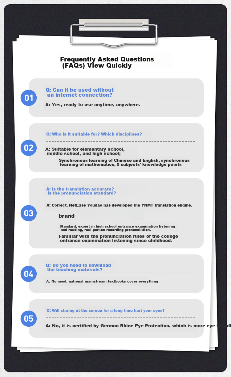 Youdao Dictionary Pen A7Pro English Reading Pen for Primary, Middle And High School Students, Synchronized Across All Subjects, Scanning Learning Pen, Electronic Dictionary Translation Pen, Vocabulary Pen, Reading Machine Learning Device 1