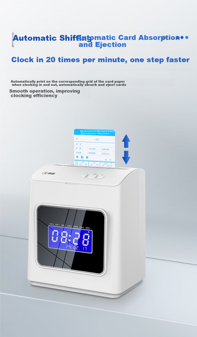 Kemi (Comet) Dual-Color Ribbon, Time Clock Paper Card Attendance Machine Ribbo 6