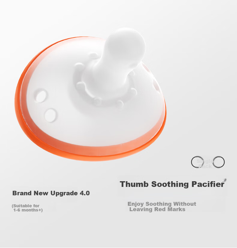 Beisinai Pacifier for Infants 0-3 Months And Above, Newborn Anti-Colic Silicone Soothing Device with Storage Box 6