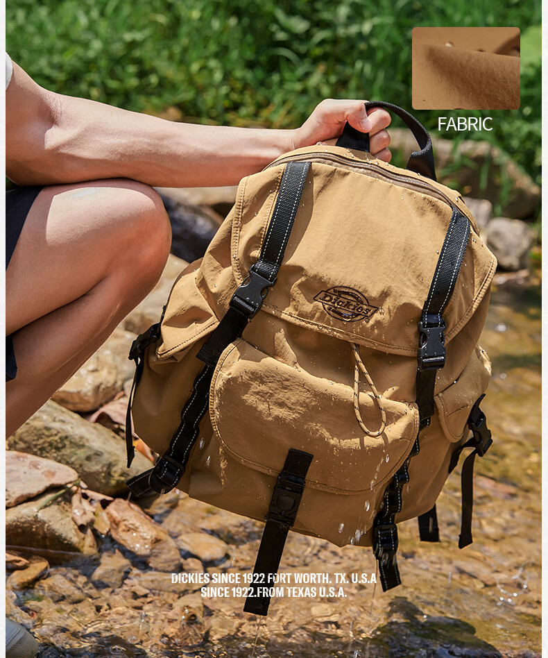 Dickies Large Capacity Waterproof Lightweight Outdoor Camping Hiking Travel Commuter Laptop Backpack 4