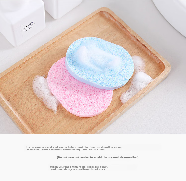 Meifuyu Wood Pulp Face Cleansing Pad (Set of 3 Boxes), Thickened Facial Cleansing Sponge, Makeup Remover Pad MF8718 17