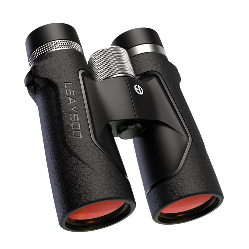 Leaysoo (leaysoo) Lieying 12X42ED High-Power HD Large Eyepiece Wide-Angle Nitrogen-Filled Waterproof Professional Binoculars with Smartphone Adapter